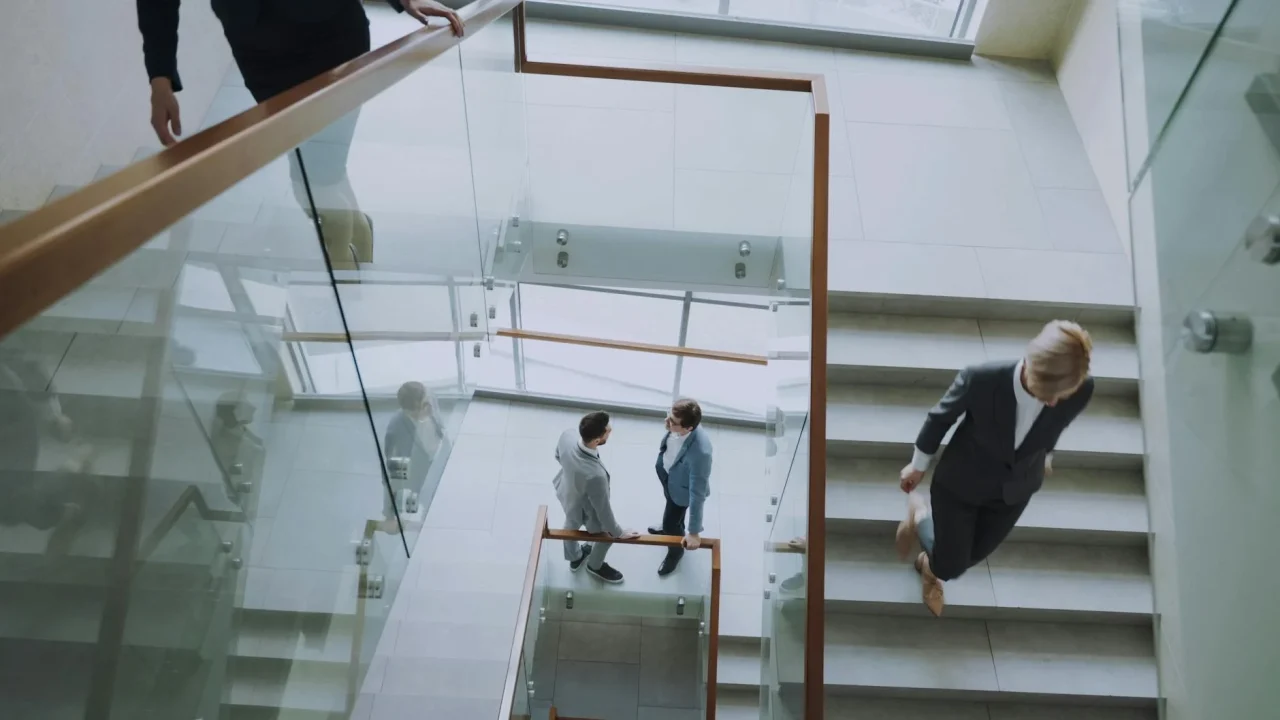 Career Ladder Office Building