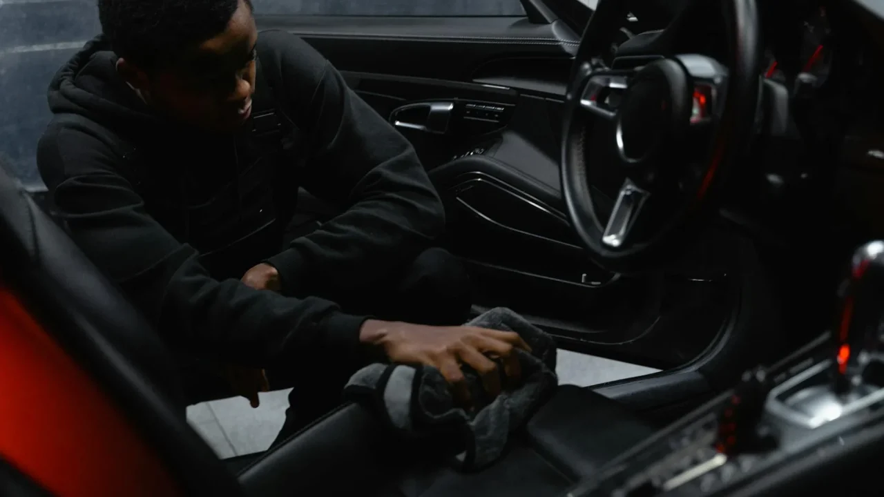 Clean Car Professional Man