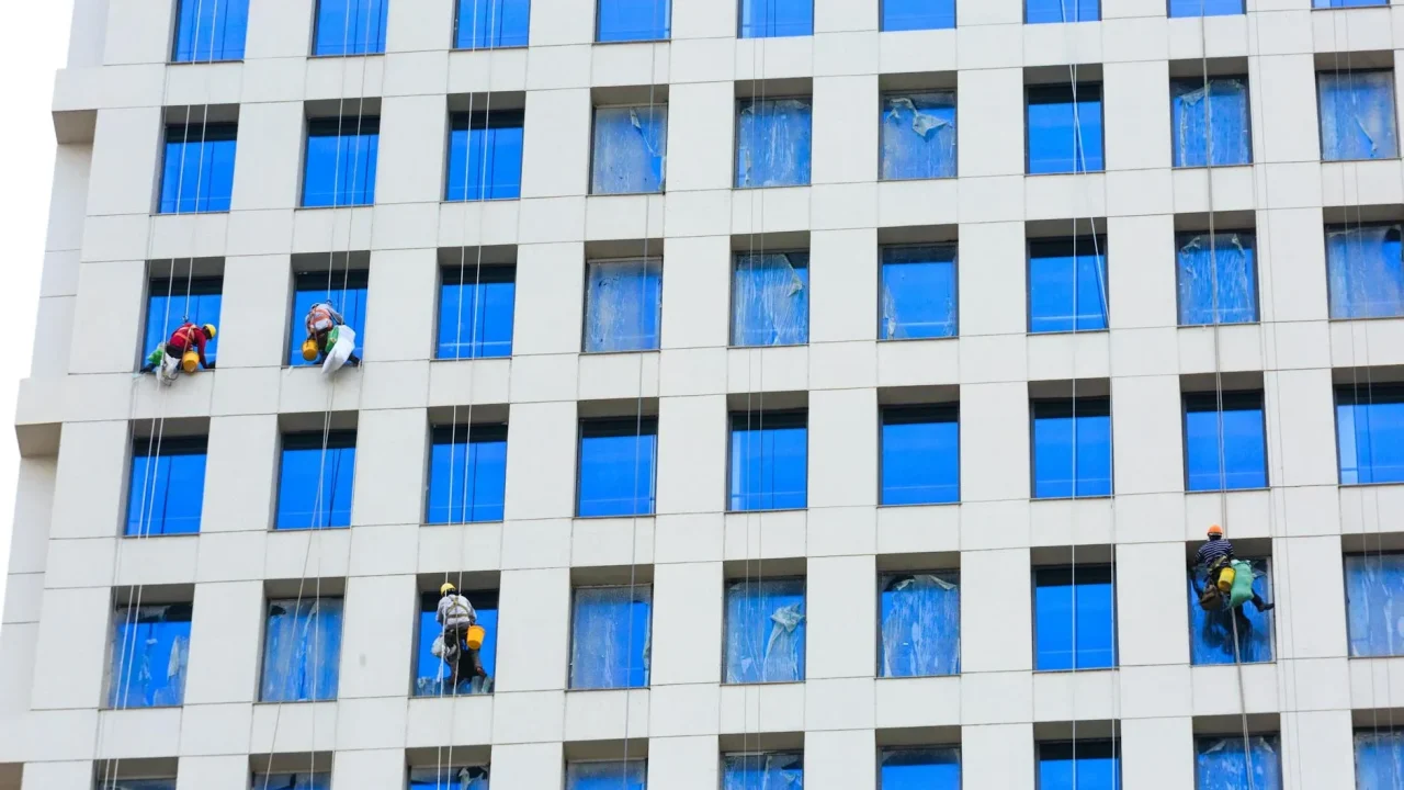 Cleaning Staff Office Building