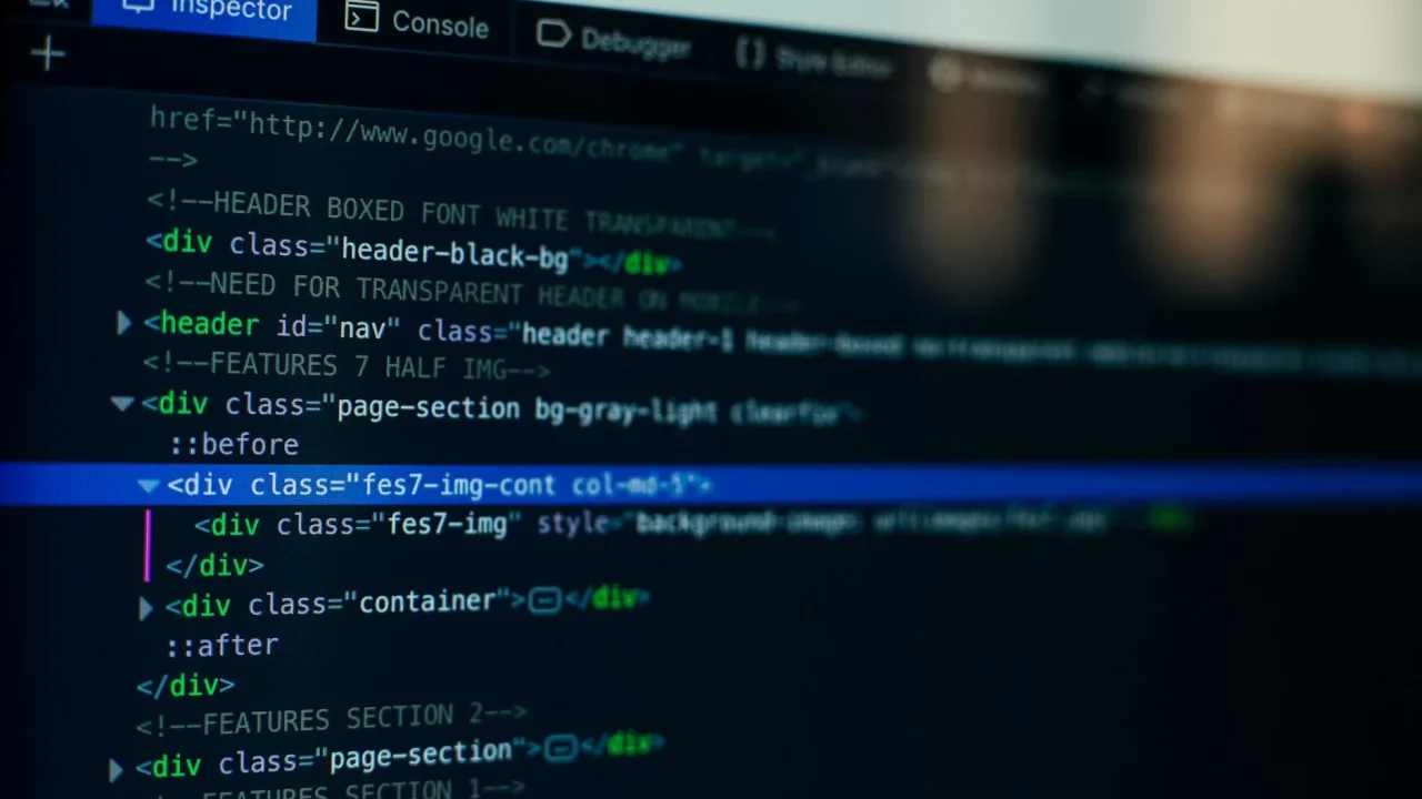 Computer Screen Website Interface