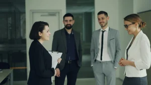 Corporate Building Business Team