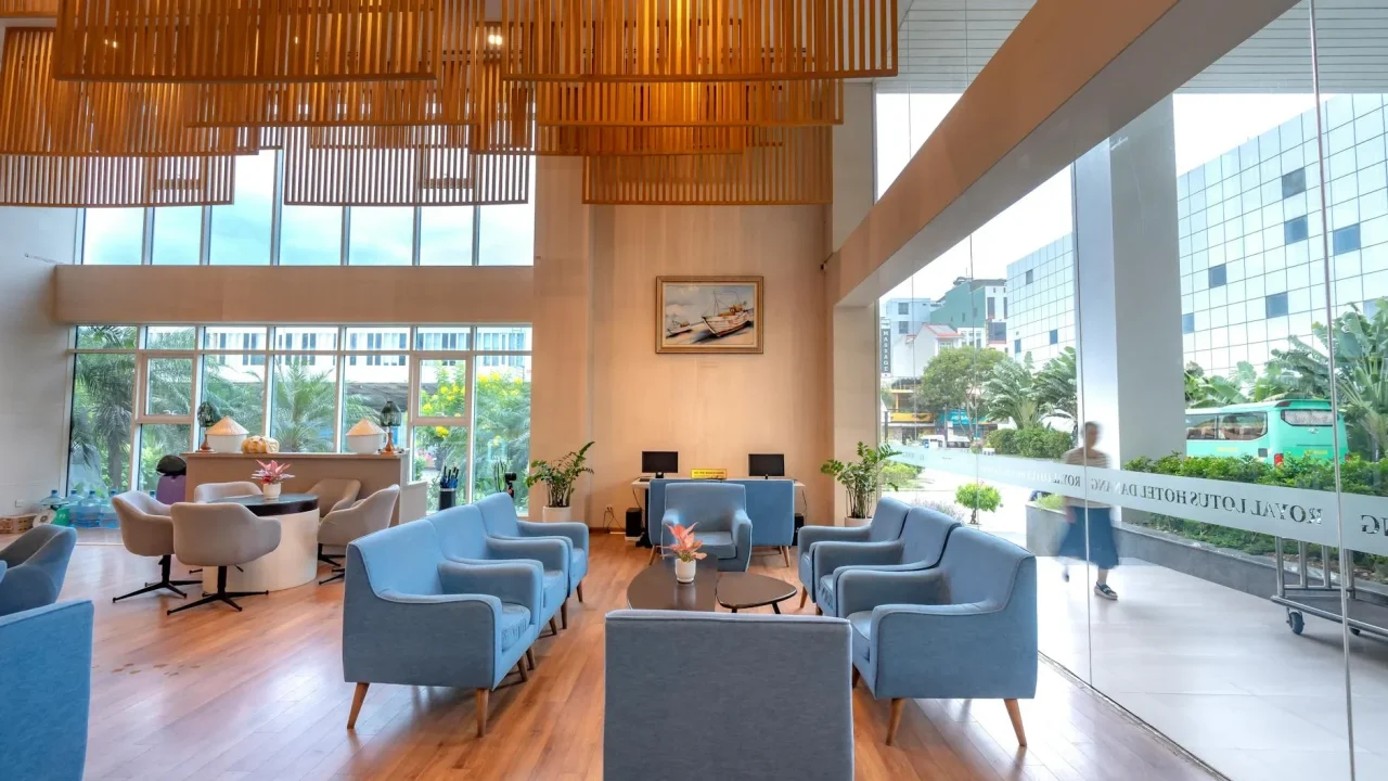 Deep Breathing Hospital Lobby
