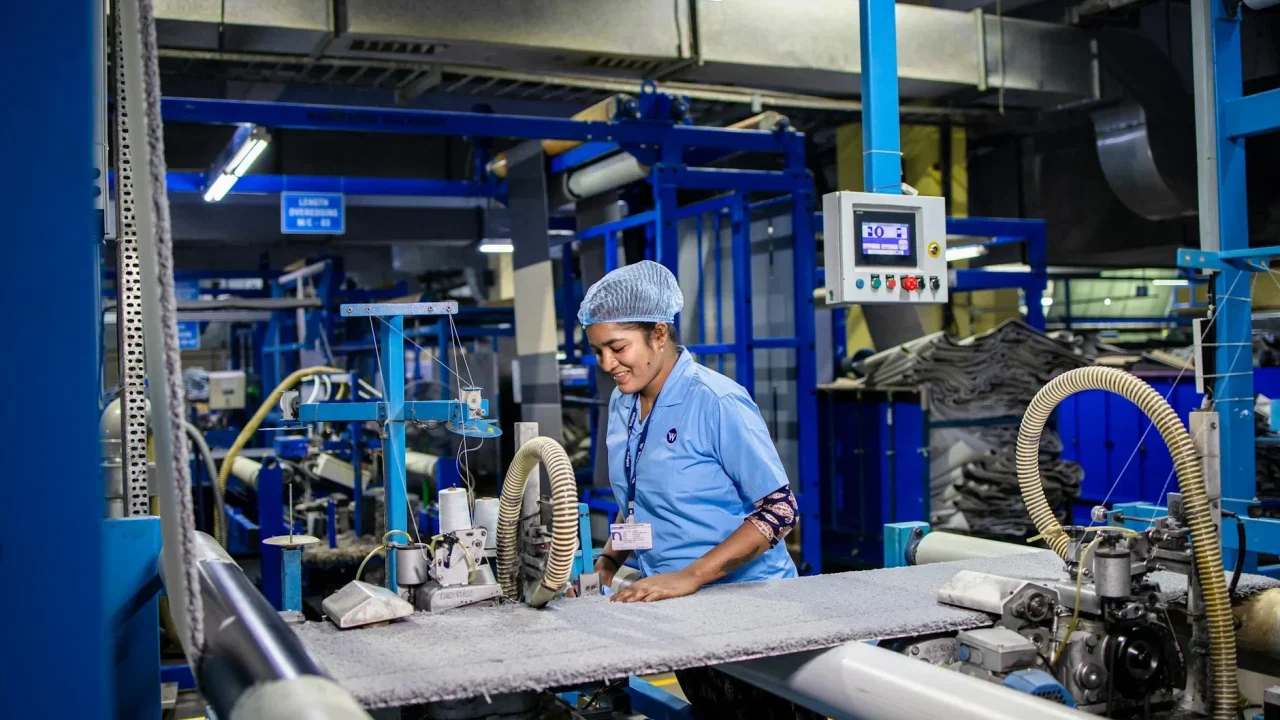 Factory Interior Worker