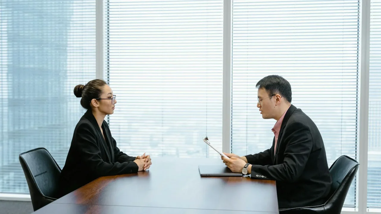 Job Interview Office Booth