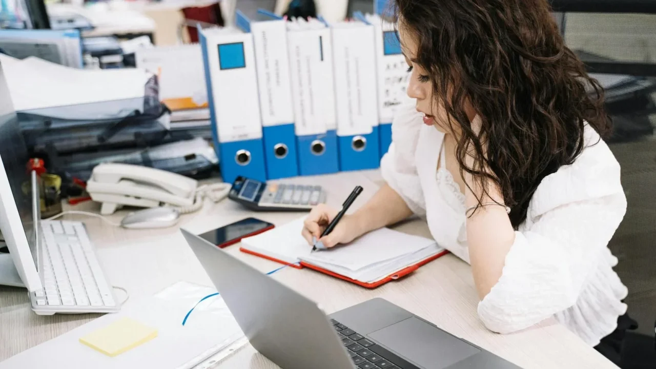 Job Search Office Worker Laptop