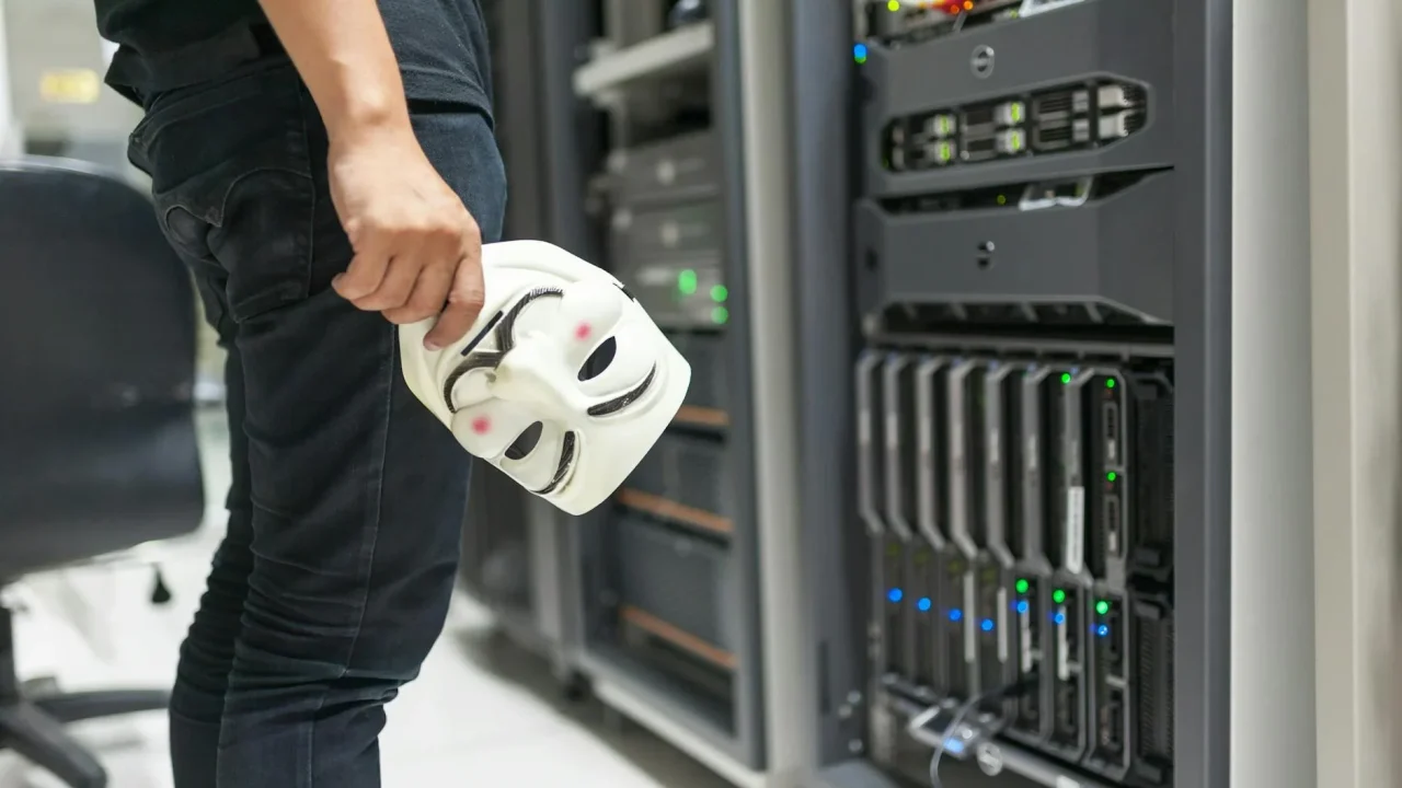 Laptop Server Room