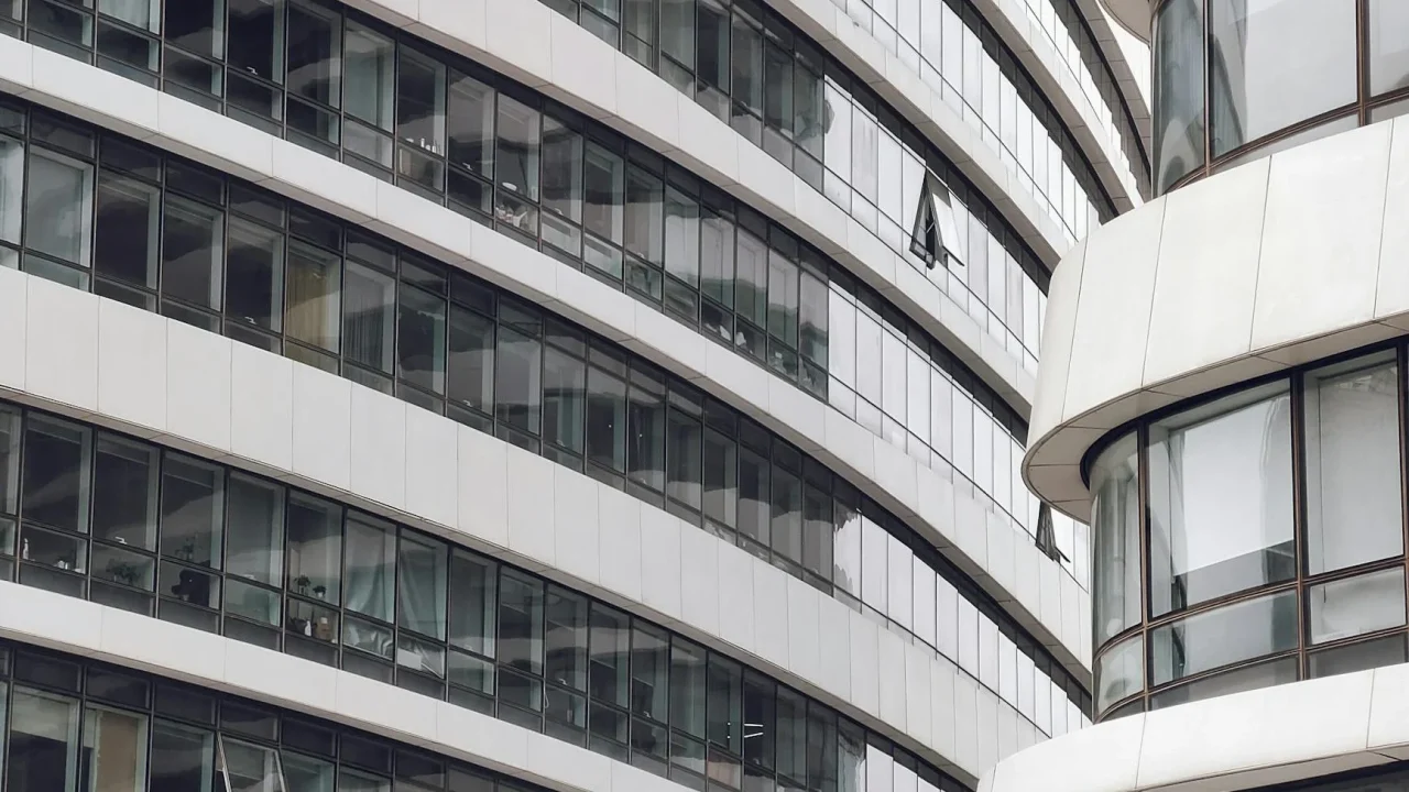 Magnifying Glass Job Application Office Building