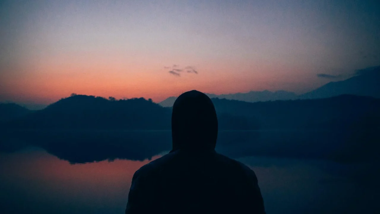 Meditation Person Sunset Motivation