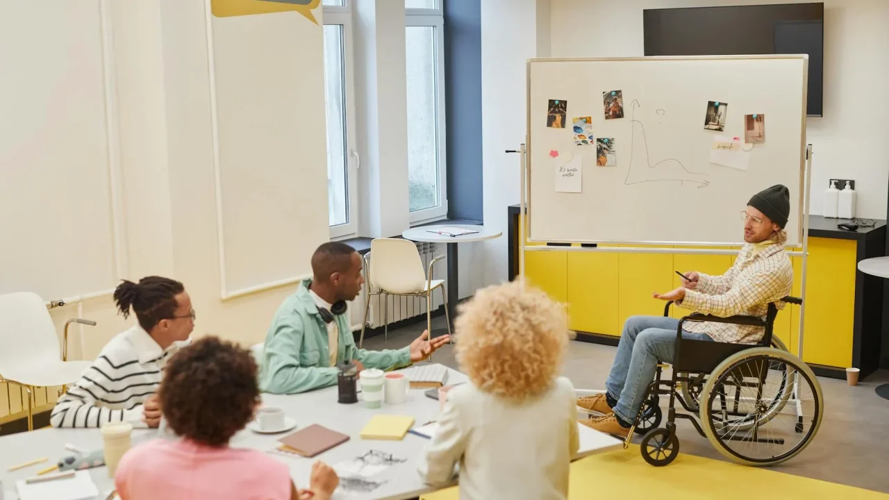 Office Accessibility Diverse Team