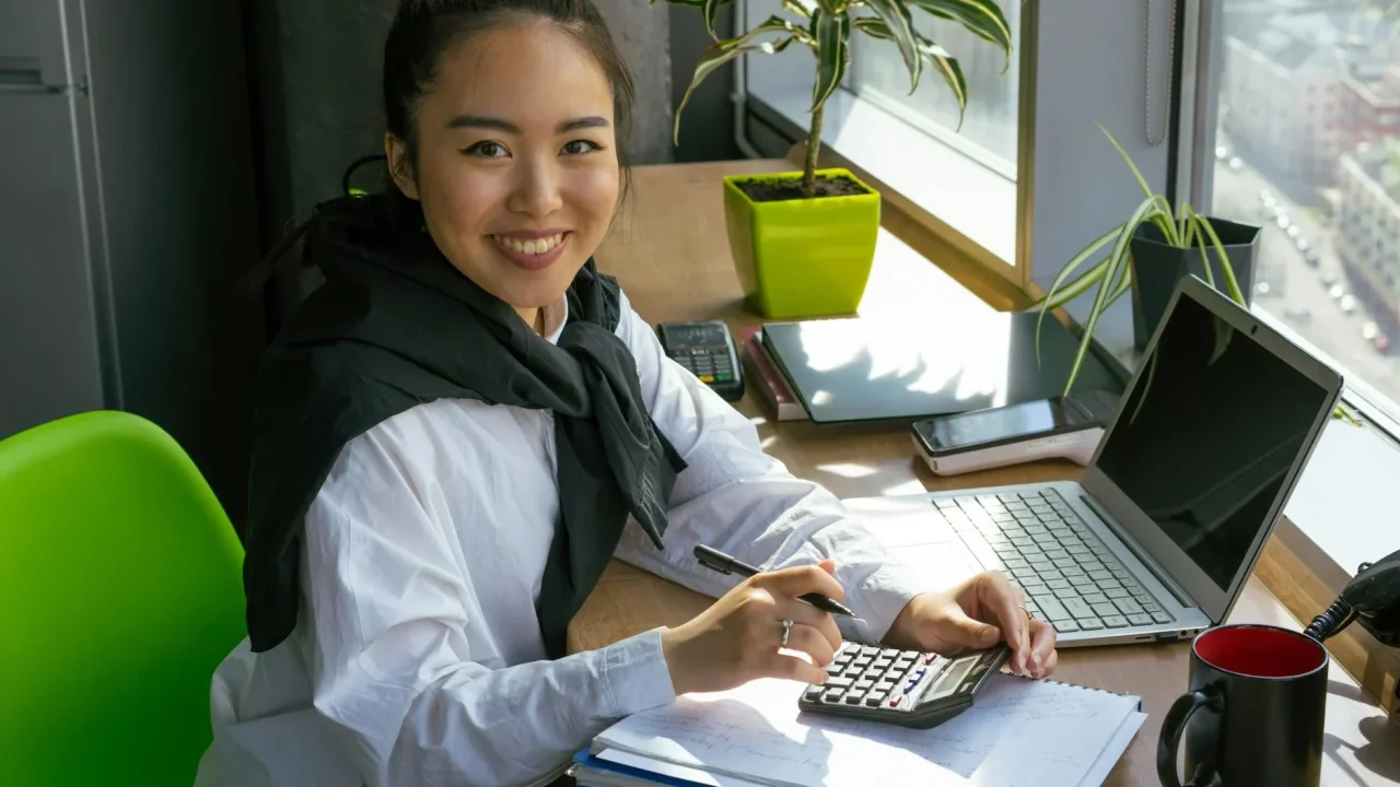 Office Building Accounting Desk