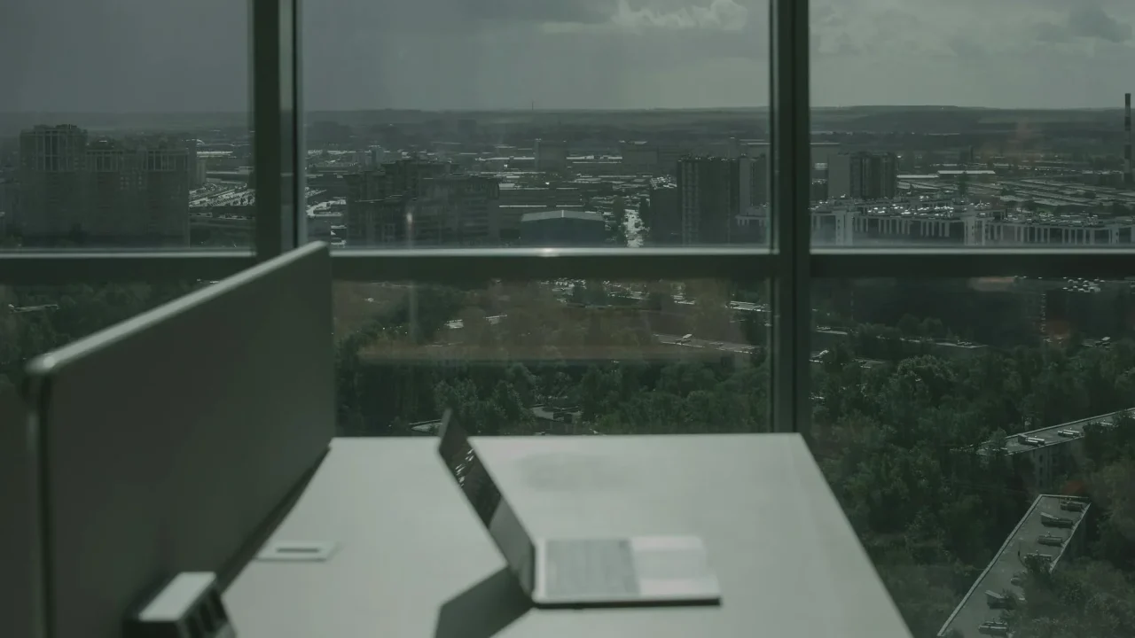 Office Building Laptop