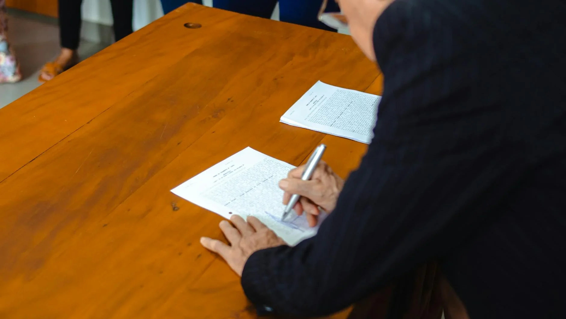 Office Meeting Legal Paper