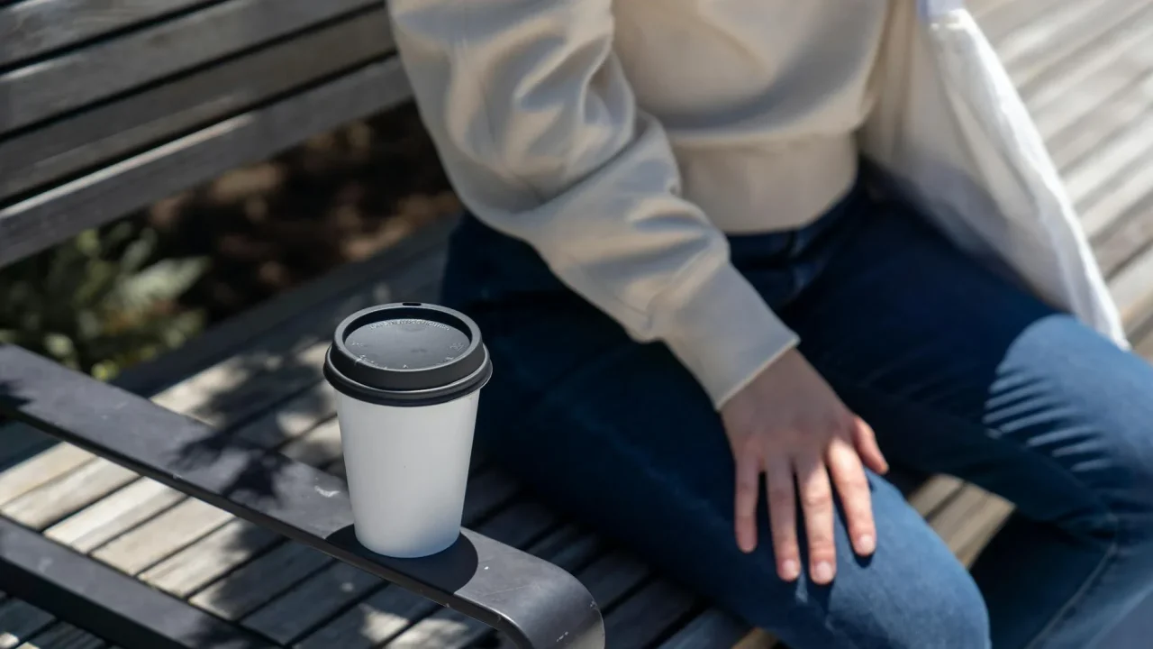 Relaxing Park Coffee Cup