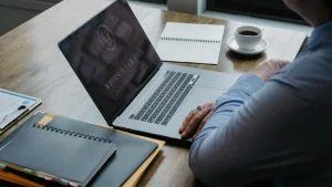 Resume Document Laptop Screen