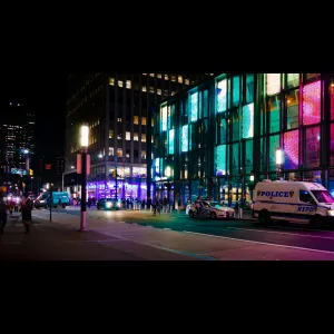 Security Night Street