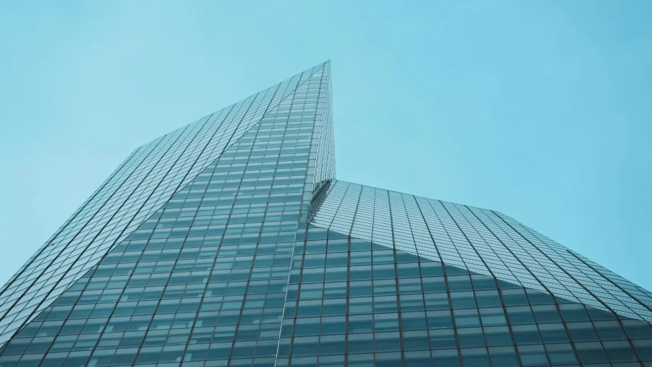 Skyscraper Bank Office