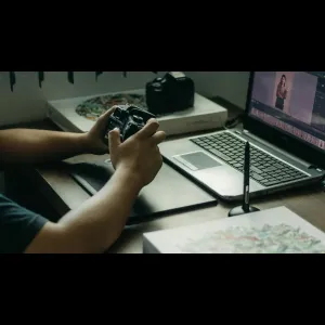Social Media Laptop Creative