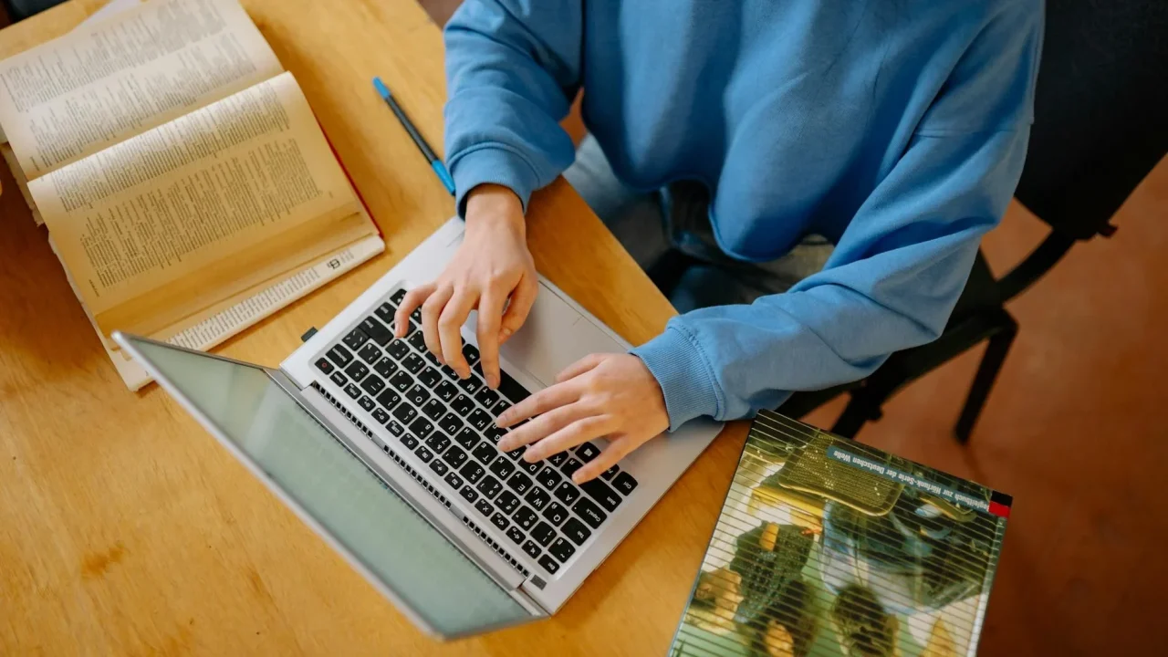Studying Laptop