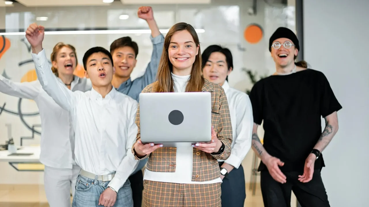 Teamwork Happy Employees