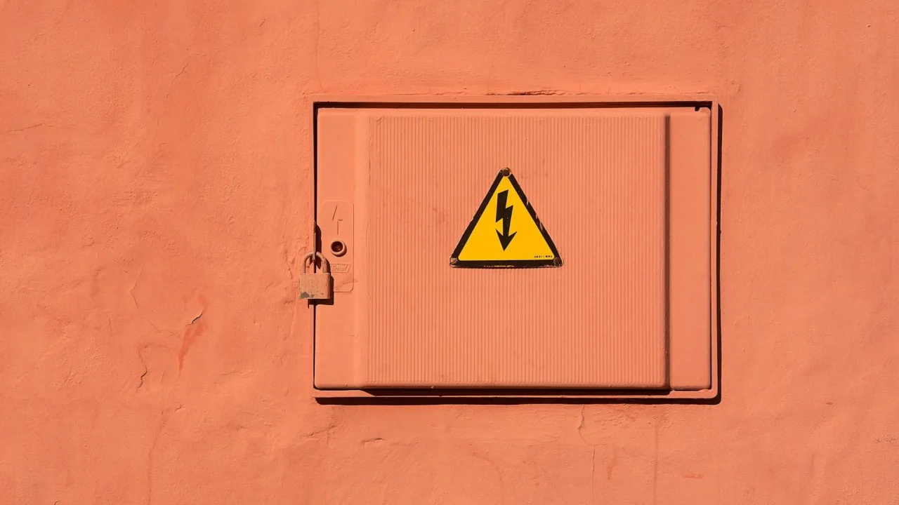 Warning Sign Security Lock
