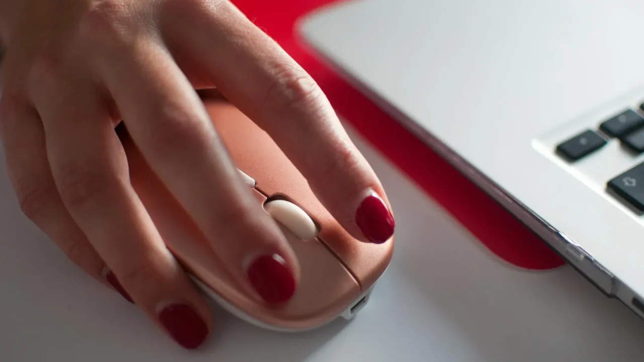 Website Interface Mouse Click
