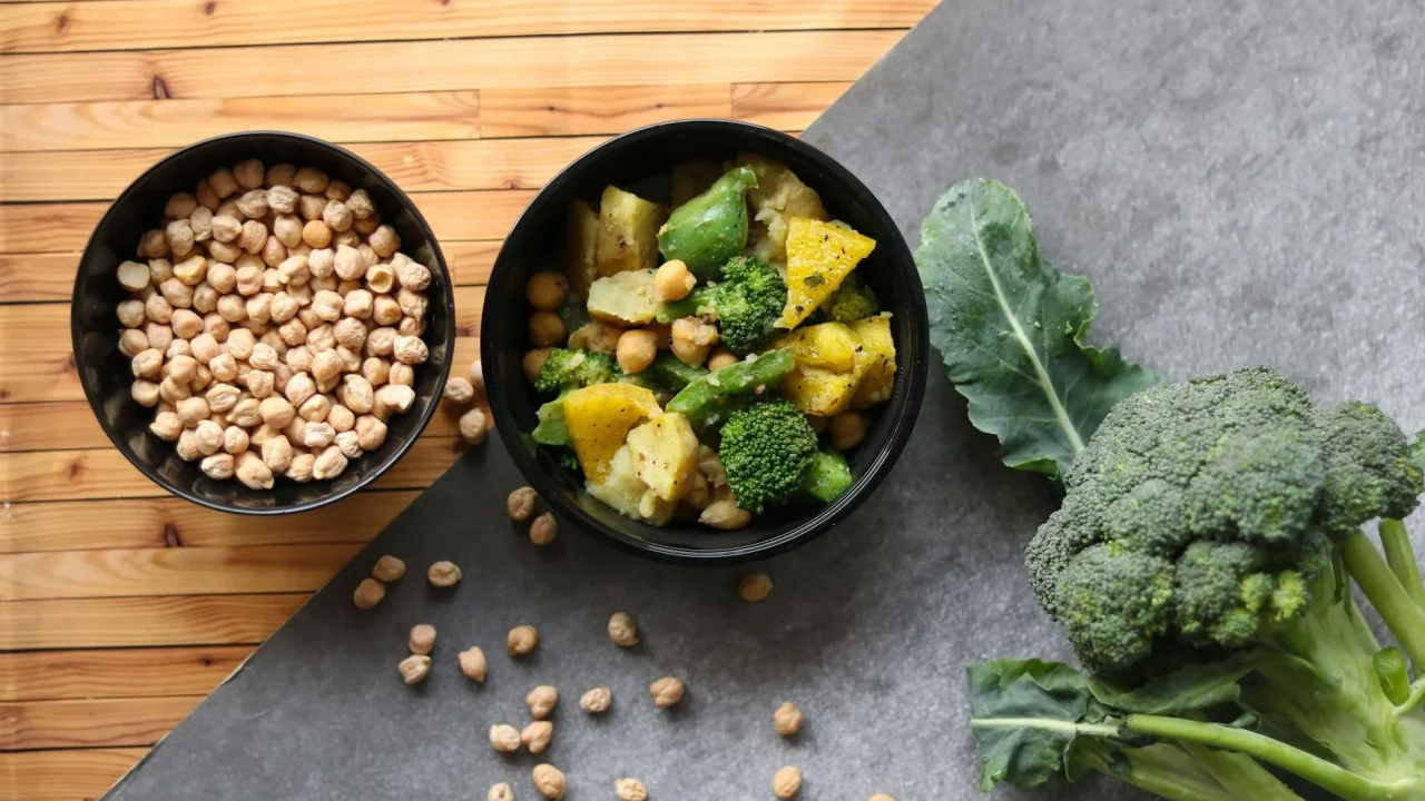 Balanced Meal Fresh Vegetables