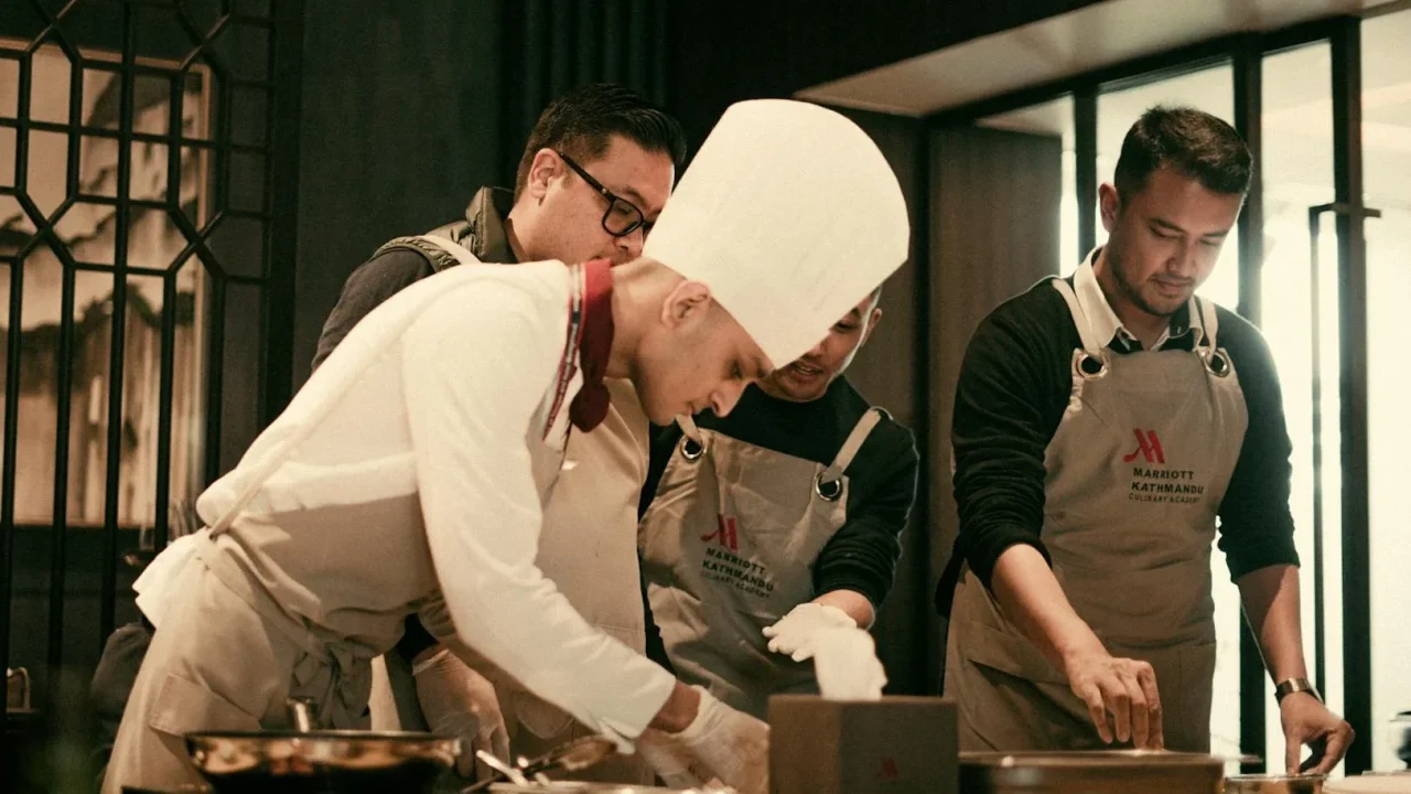 Chef Cooking Nutritionist Working