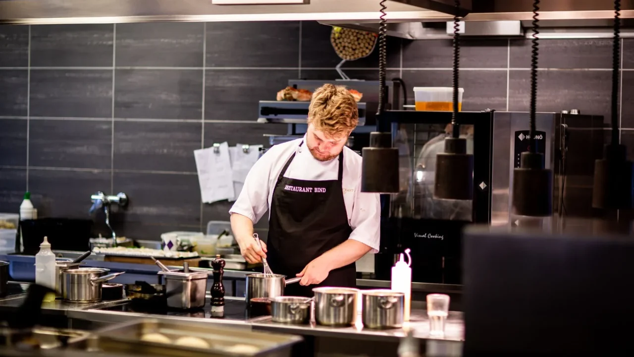 Chef Cooking School Lunch