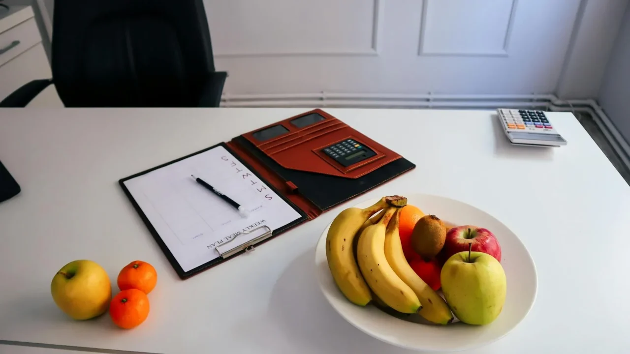 Company Cafeteria Fruit Bowl