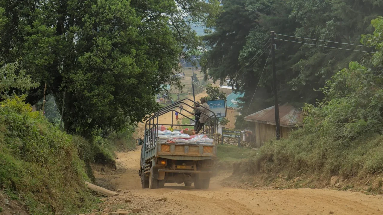 Delivery Truck Remote Village
