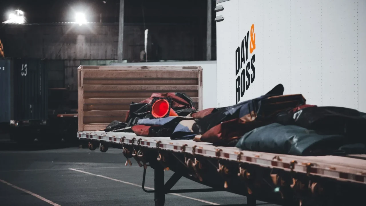 Delivery Truck Warehouse