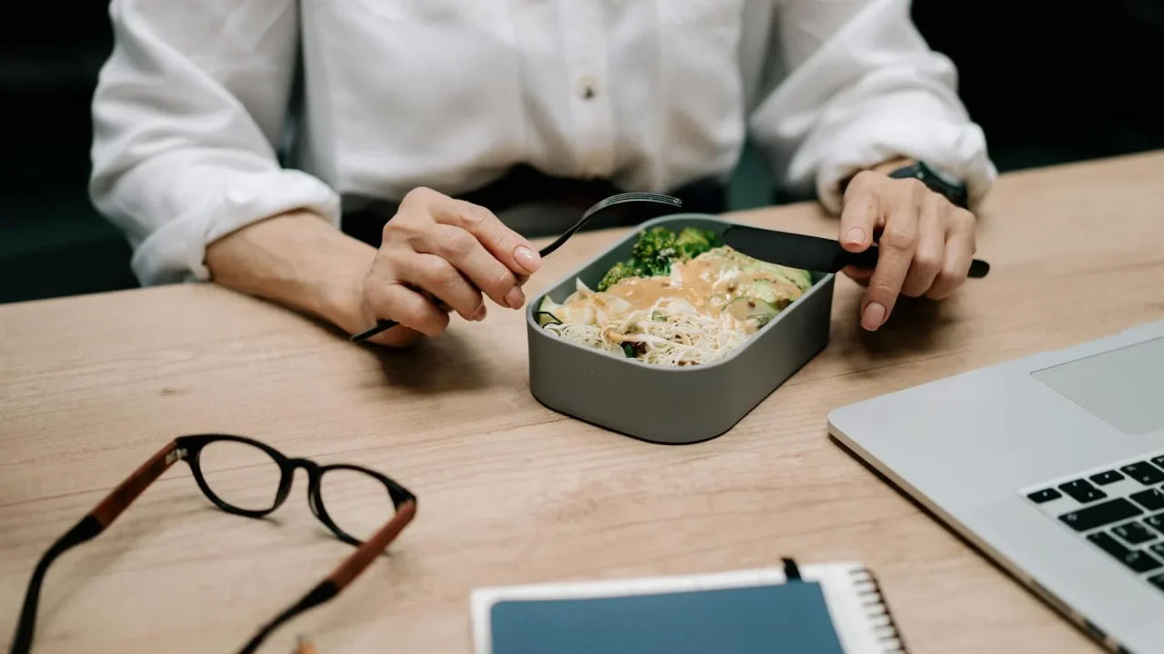Healthy Food Office Worker