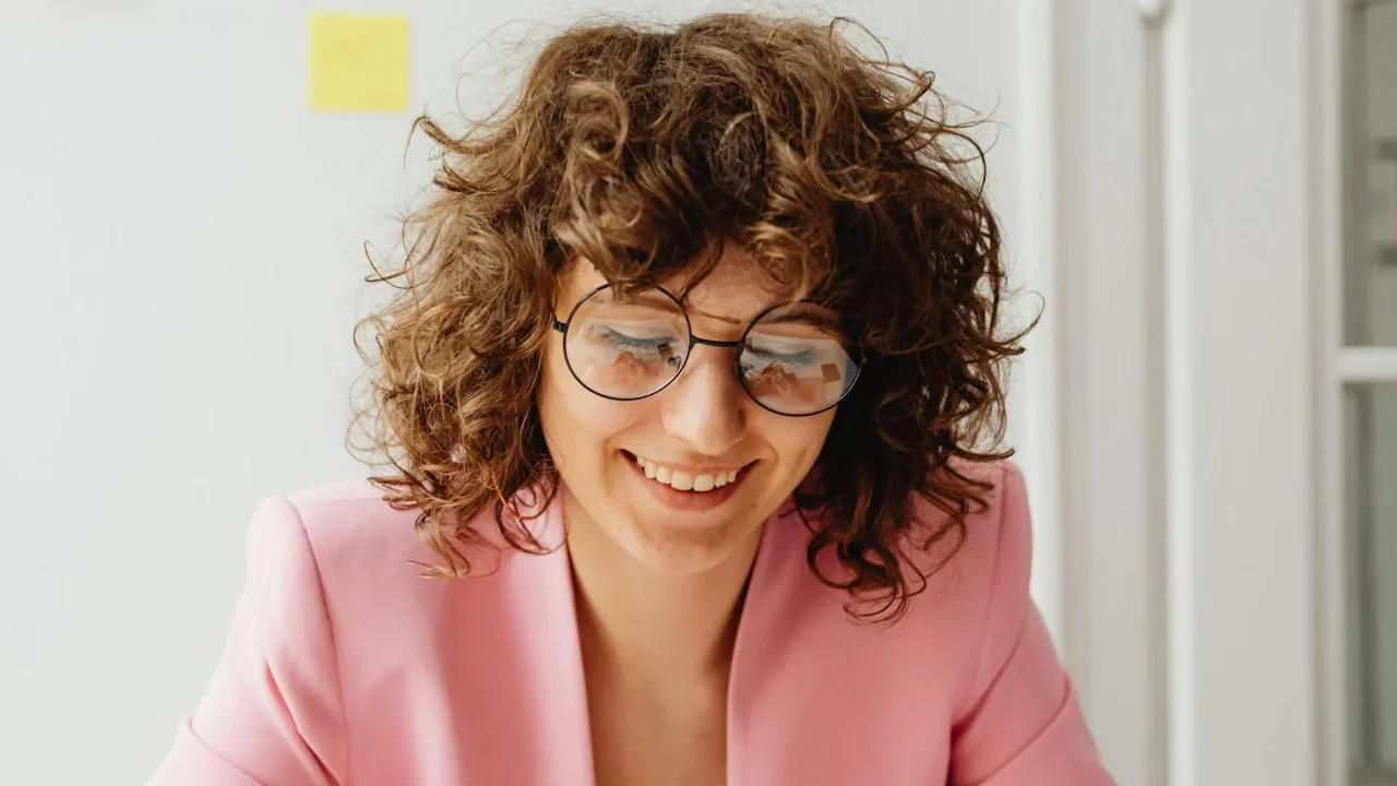 Motivation Smiling Woman