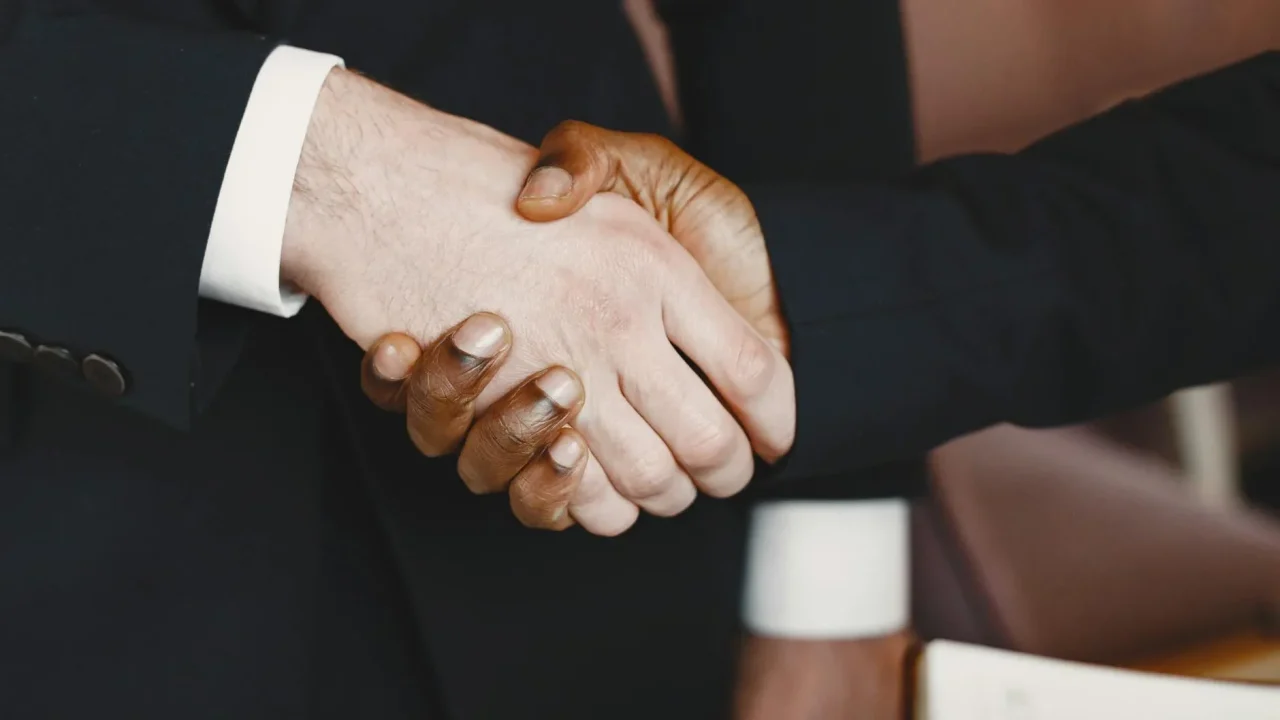 Networking Business Handshake