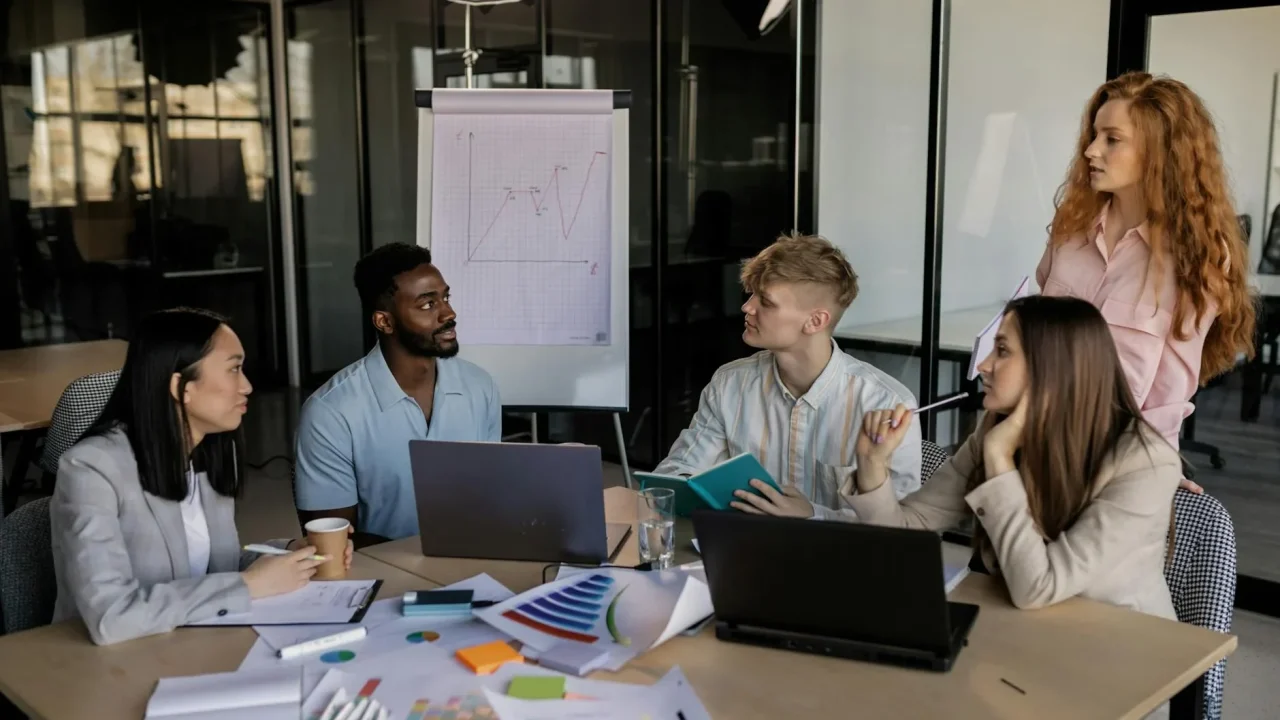 Office Meeting Organizational Chart