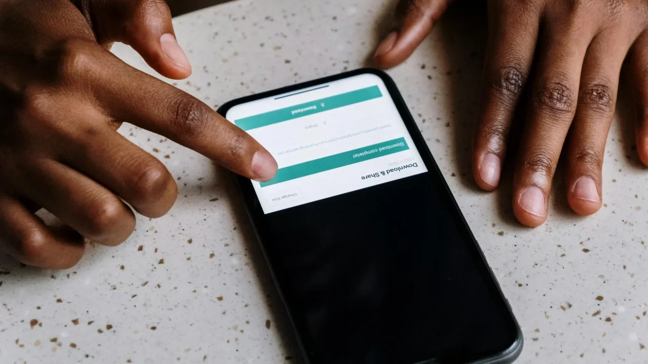 Online Registration Smartphone