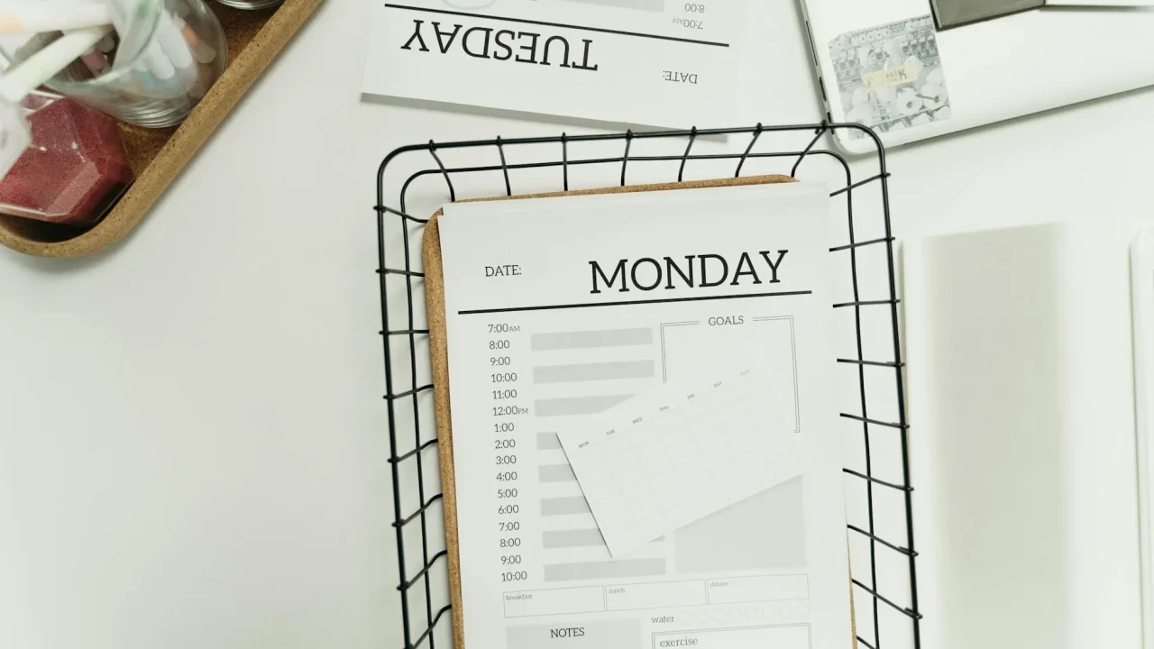 Time Management Calendar Work Life Balance